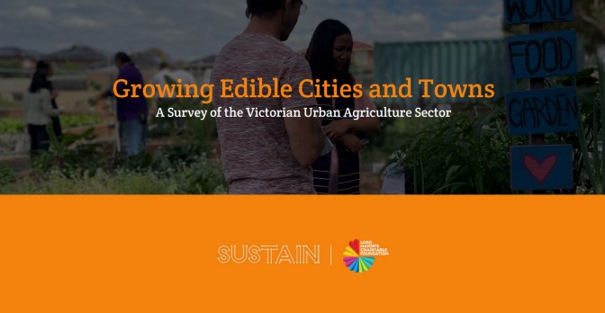 Growing Edible Cities and Town: A Survey of the Victorian Urban Agricultural Sector (document cover page)